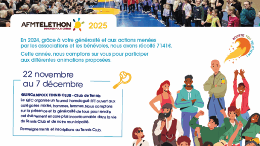 Téléthon 2025 ! Demandez le programme !