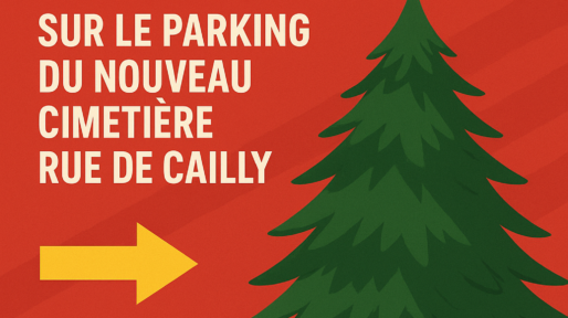 Déposez vos sapins naturels