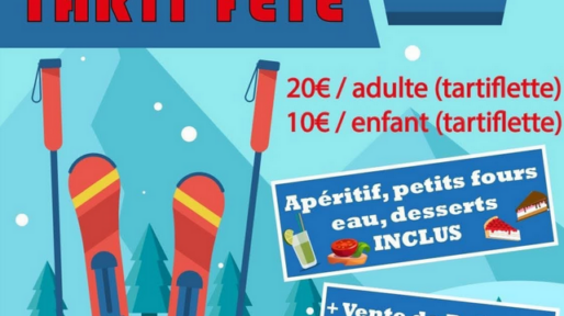 Soirée Tarti&rsquo;fête samedi 7 mars