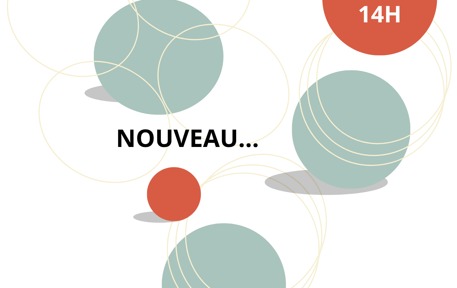 Nouveau ! Venez jouer à la pétanque !