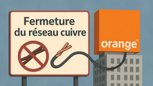 Fermeture du réseau cuivre par Orange