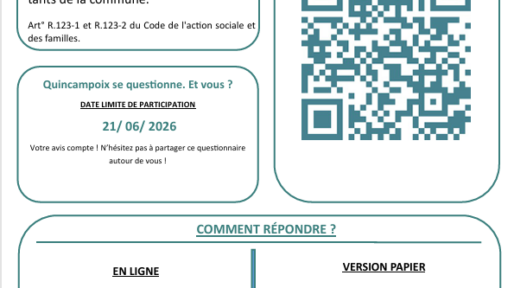 Votre avis compte pour Quincampoix !
