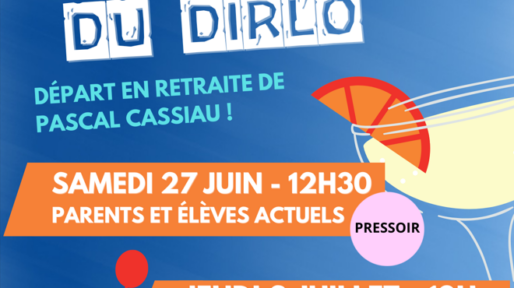 Apéros du Dirlo ! Départ en retraite de Pascal Cassiau